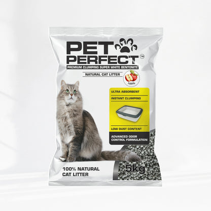 Pet Perfect Round Bentonite Apple Cat Litter 5 KG