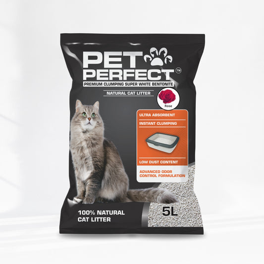 Pet Perfect Premium Granuler Bentonite Cat Litter Rose-5L