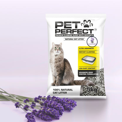 Pet Perfect Lavender Round Cat Litter 5Kg