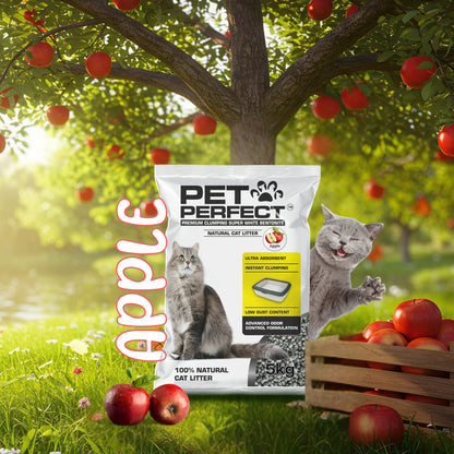 Pet Perfect Round Bentonite Apple Cat Litter 5 KG