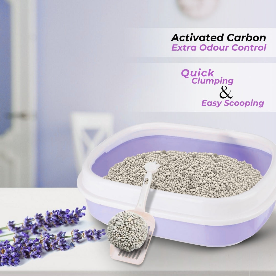 Pet Perfect Lavender Round Cat Litter 5Kg