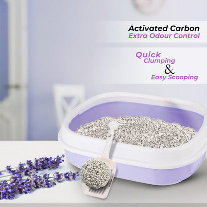 Pet Perfect Premium Granuler Bentonite Cat Litter Levender-5L