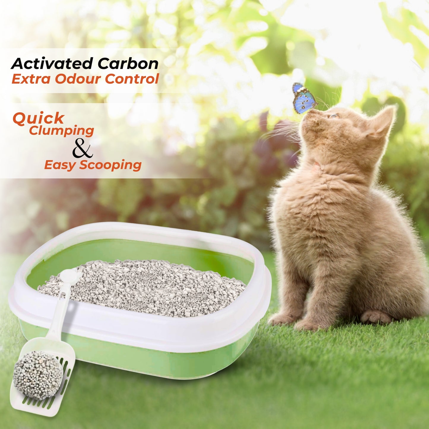 Pet Perfect Premium Granuler Bentonite Cat Litter Unscented-5L