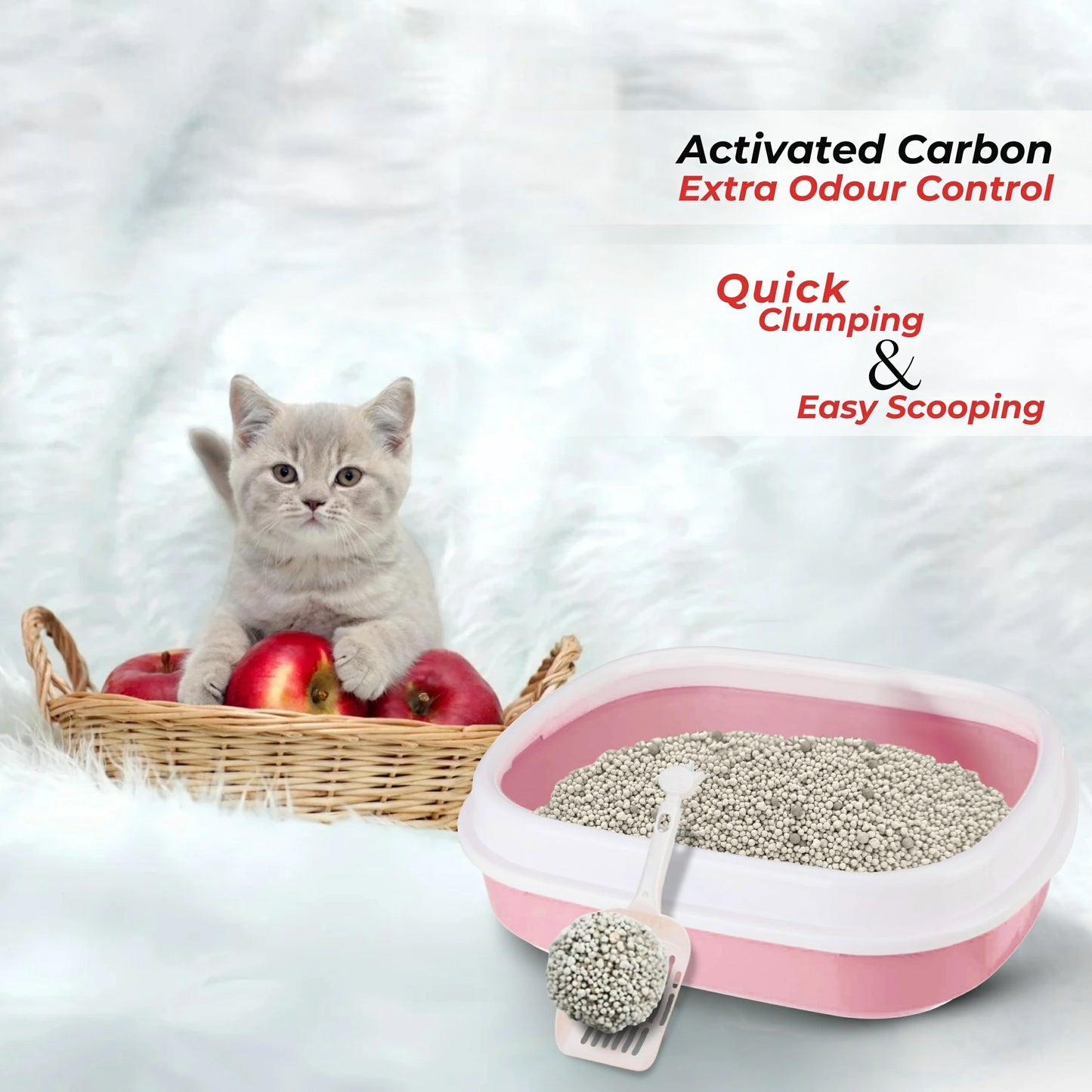 Pet Perfect Round Bentonite Apple Cat Litter 5 KG