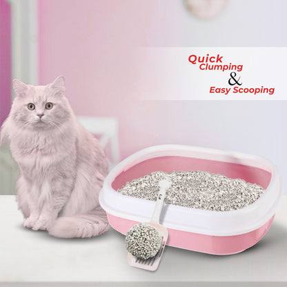 Pet Perfect Premium Granuler Bentonite Cat Litter Rose-5L