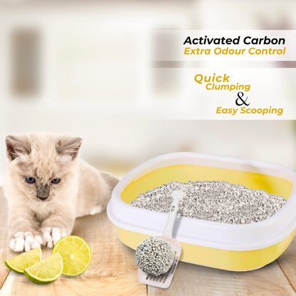 Pet Perfect Premium Granuler Bentonite Cat Litter Lemon-5L