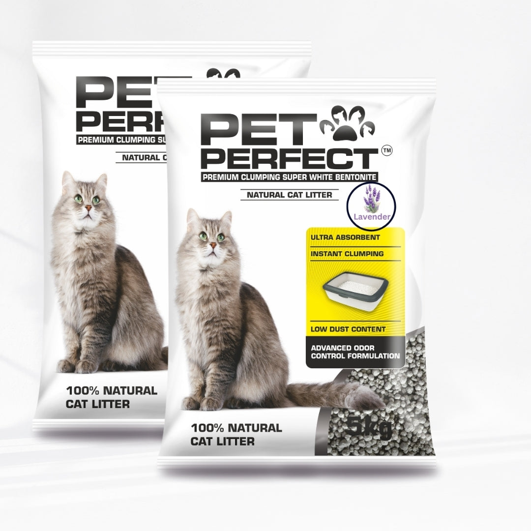 Pet Perfect Lavender Round Cat Litter 5Kg